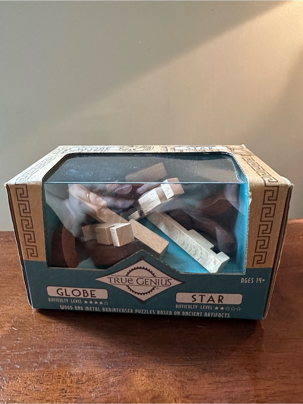 True Genius • wooden puzzle • Instructions online • 14+